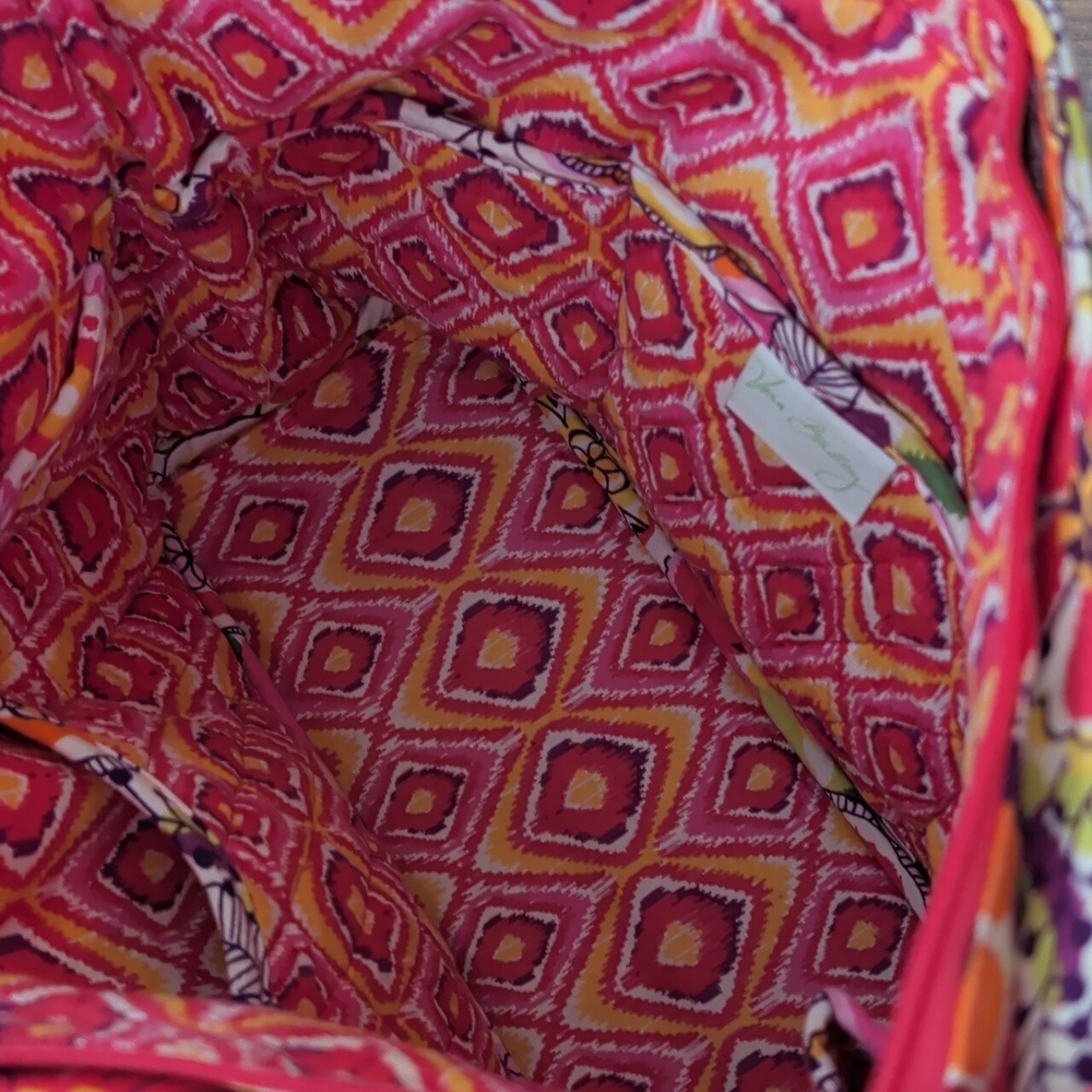 Vera Bradley Clemetine Floral Pink Tote Bag with Matching Wallet - Picture 9 of 16